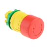 CABEZA PARO DE EMERGENCIA SCHENEIDER ZB5AS834 CARRIL Ø30mm CON ENCLAVAMIENTO
