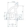 GOMA PUERTA HORNO FM SERIE ST COMPACT RXB / RXF A EUROFOURS RUNI V6 S3P-000A002-ES CONBEQ QUARTZ ECO ZAFIRO TUIRBO ECO AMBER TUR