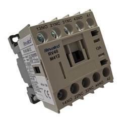 MINICONTACTOR REVALCO RV40 M41222230 2 N/O + 2 N/C 230VAC 12A LOVATO BG09T4A MERLIN GERIN MCRA022AT6  ABB MCRA022AT6