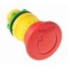 CABEZA PARO DE EMERGENCIA SCHNEIDER ZB5AS844 CARRIL Ø40mm CON ENCLAVAMIENTO