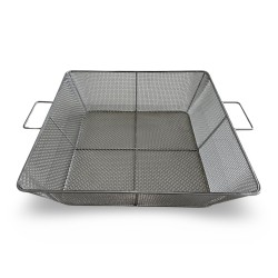 CESTA INOXIDABLE FREIDORA PASTELERIA BOLLERIA 40x40cm MALLA 4x4mm