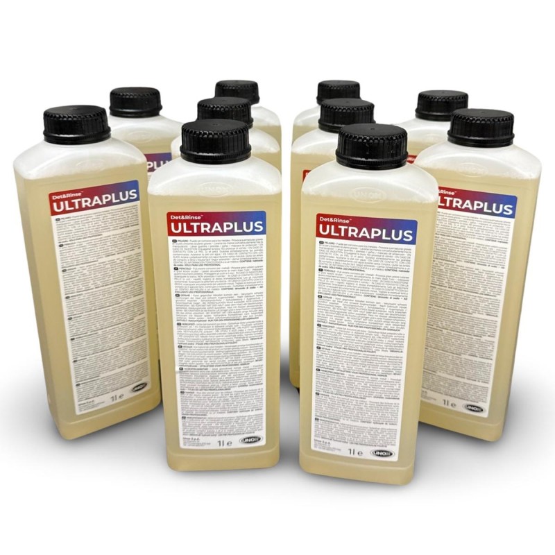 DB1075A0 DET&RINSE PLUS DETERGENTE HORNO UNOX DET&RINSE PLUS PACK 10x1L