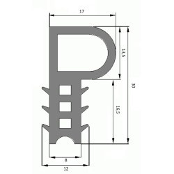 GOMA PARA PUERTA HORNO BONGARD