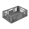 CUBETA RANURADA 33L TRANSPORTE ALMACENAJE ALIMENTOS PAN DULCES FRUTA VERDURAS PANADERIA Y PASTELERIA 600x400x170mm