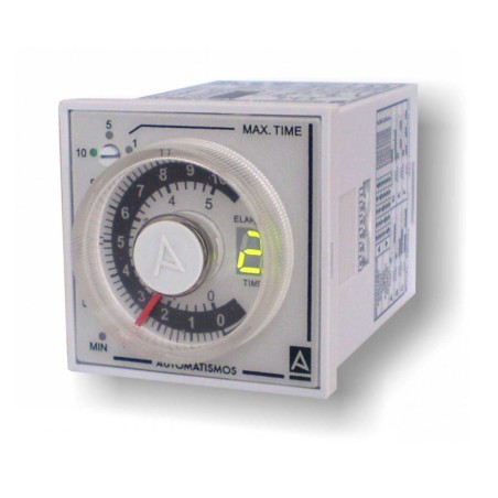 XMD001 TEMPORIZADOR ANALOGICO MULTIESCALA 24VAC TEMPORIZADOR OMRON H2C