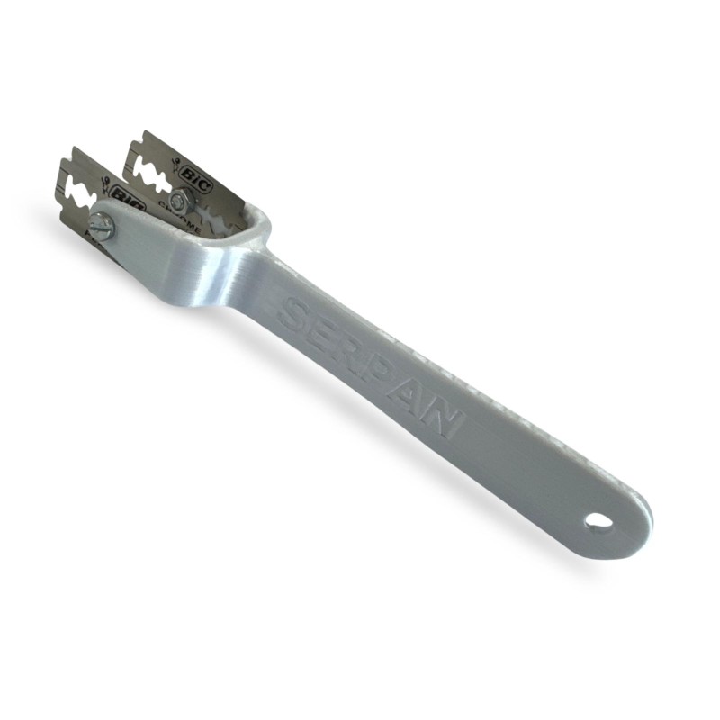SOPORTE CUCHILLA GREÑADOR DOBLE ANCHO CORTE 30mm