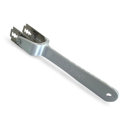 SOPORTE CUCHILLA GREÑADOR DOBLE ANCHO CORTE 30mm