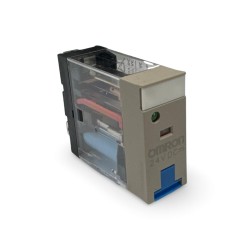 OMRON G2R-1-SNI RELE POTENCIA 24VDC 24VAC 240VAC CON PULSADOR DE PRUEBA