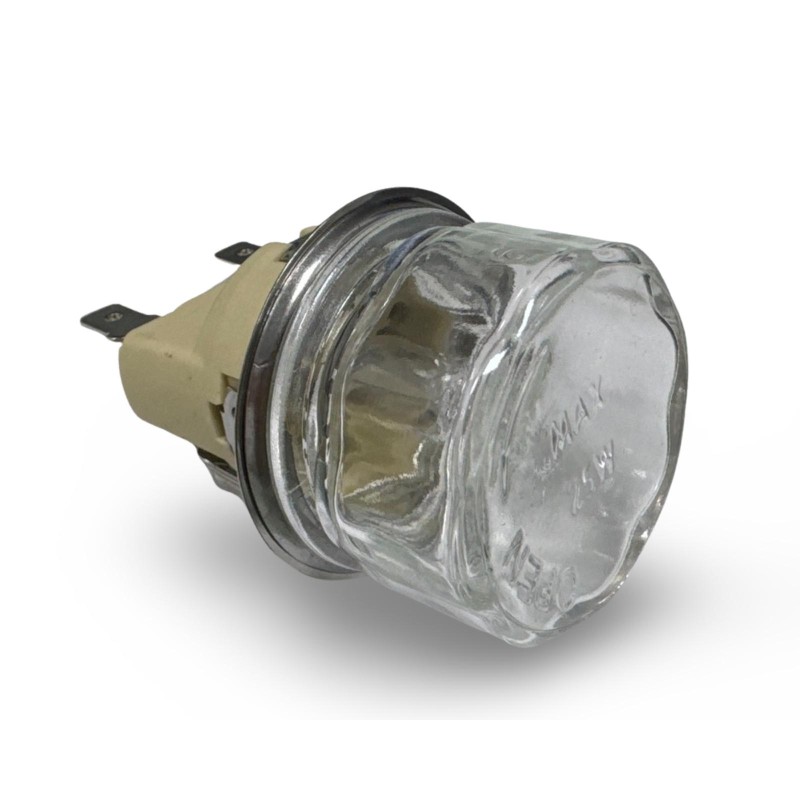 PORTALÁMPARAS PARA HORNO CON CRISTAL DE PROTECCIÓN 300ºC UNOX, FM, RMG, CONBEQ, DOBRA, SMEG, BESTFOR, UNINSA...