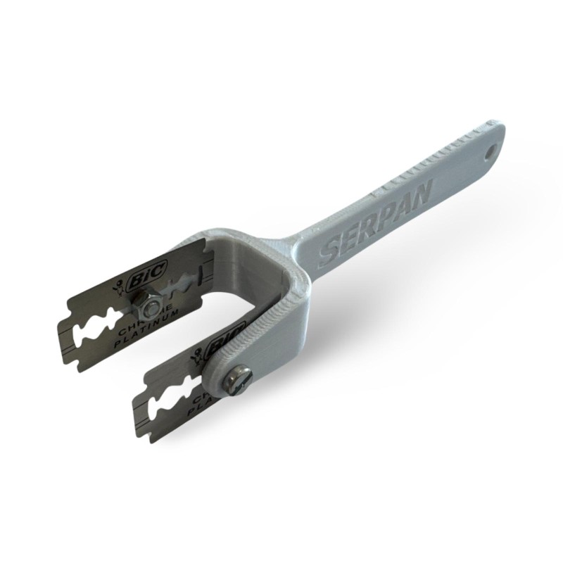 SOPORTE CUCHILLA GREÑADOR DOBLE ANCHO CORTE 30mm
