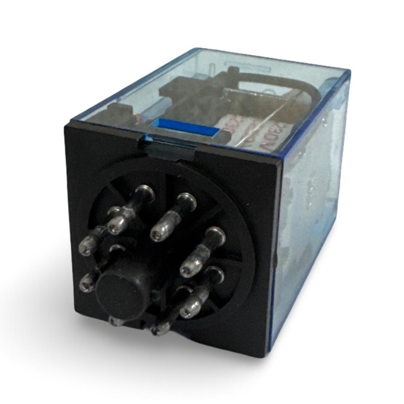 RELE DE POTENCIA 230VAC 2 CONTACTOS 10A CONEXION 8 PIN HORNO DOBRA 611