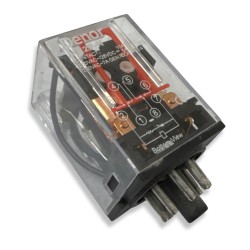 RELE DE POTENCIA 230VAC 2 CONTACTOS 10A CONEXION 8 PIN HORNO DOBRA 611