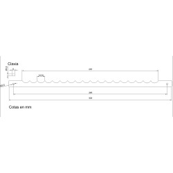 SIERRA CORTADORA WABAMA 303mm CLAVIA 3mm