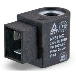BOBINA ELECTROVALVULA DELTA 230Vac NF 84 NC 9W 100%