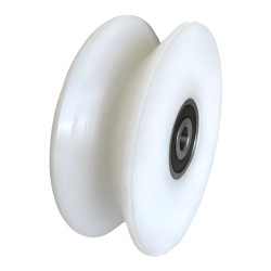 RUEDA POLIAMIDA CARGADOR HORNO Ø100x34mm CON DOBLE RODAMIENTO