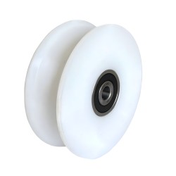 RUEDA POLIAMIDA CARGADOR HORNO Ø100x34mm CON DOBLE RODAMIENTO