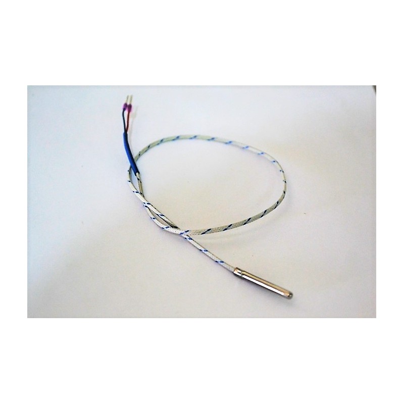 Termopar tipo J Longitud 500mm ; Bulbo 26mm ; Ø3mm
