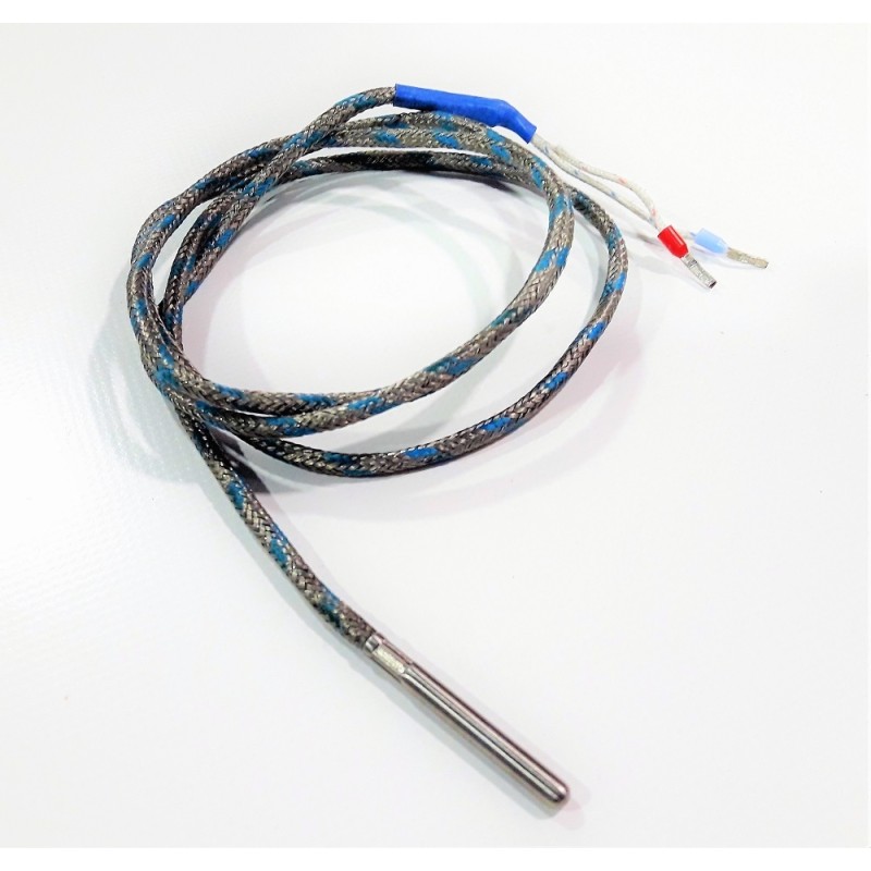 Termopar tipo J Longitud 2m ; Bulbo 35mm ; Ø4mm