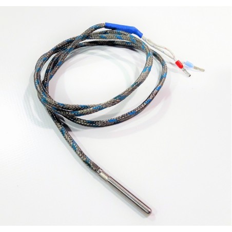 Termopar tipo J Longitud 2m ; Bulbo 35mm ; Ø4mm