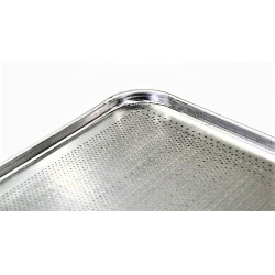 BANDEJA HORNO MICROPERFORADA EMBUTIDA 600x400mm UNOX. FM. CONBEQ. DOBRA. RMG. SALVA. SUAKIN