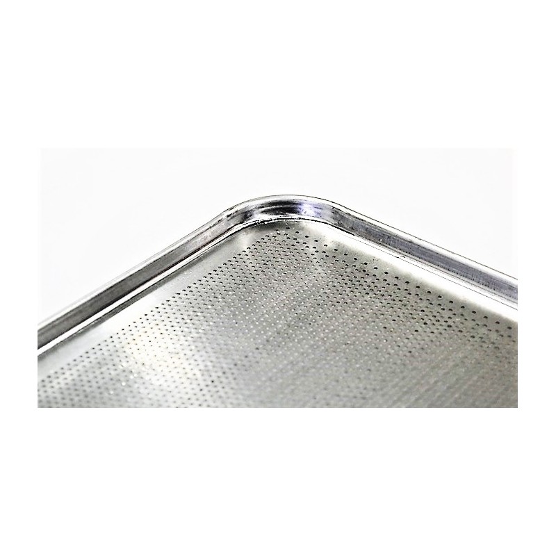 BANDEJA HORNO MICROPERFORADA EMBUTIDA 600x400mm UNOX. FM. CONBEQ. DOBRA. RMG. SALVA. SUAKIN
