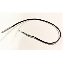 Termopar tipo J Cable Teflonado Longitud 200mm ; Bulbo 26mm ; Ø3mm