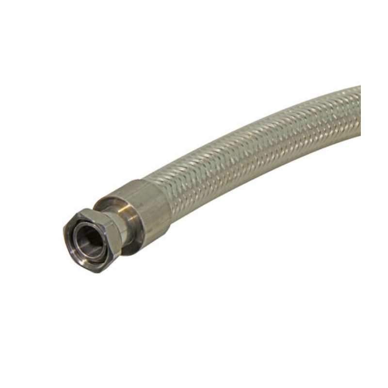 LIRA GAS FLEXIBLE INOX 316 AISLADO PVC H1"xH1" L=1500mm