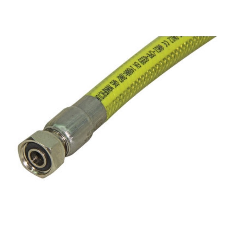 LIRA GAS GASCLICK G.L.P L=1,5m PARA REGULADOR ROSCA H 1/2" x H 1/2"