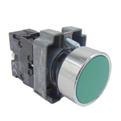 PULSADOR VERDE CON RETORNO N/O
