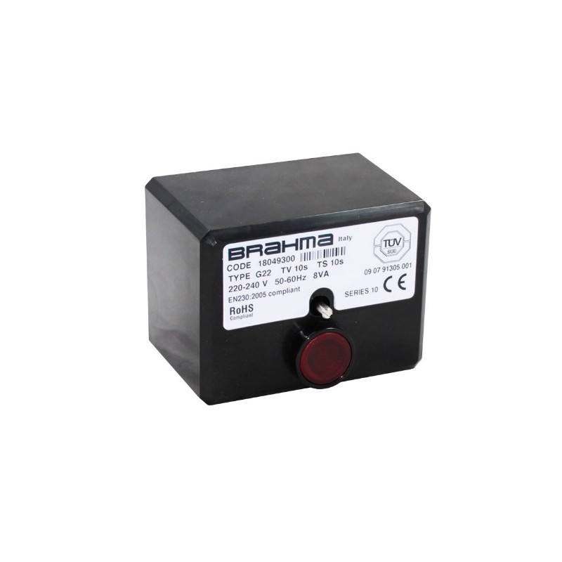 BRAHMA G22 18049300 TW10 TS10 G 22/07 TW10 TS10 18048002 G22/09 CENTRALITA QUEMADOR FLAXMER LE8 LE15 LE20