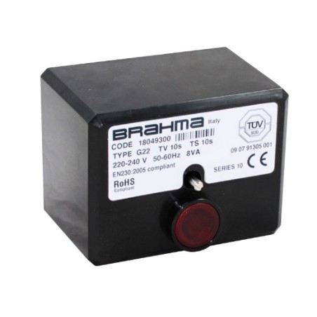 BRAHMA G22 18049300 TW10 TS10 G 22/07 TW10 TS10 18048002 G22/09 CENTRALITA QUEMADOR FLAXMER LE8 LE15 LE20