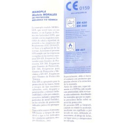 MANOPLA PROTECCION TERMICA O MECANICA MORALES S-88 GUANTES TERMICOS PARA HORNOS DE PANADERIA Y PASTELERIA